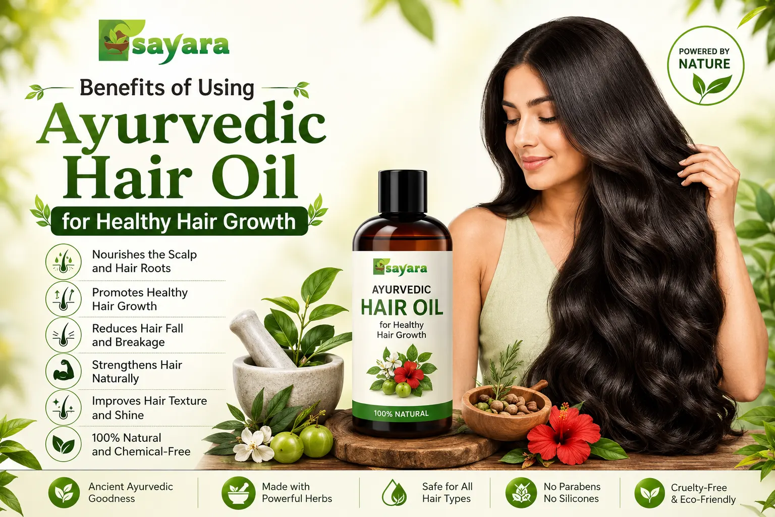 Benefits of Using Ayurvedic Hair Oil for Healthy Hair Growth