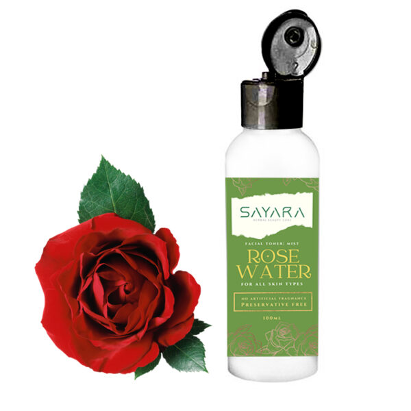 ROSE WATER No artificial fragrance and preservatives free (100ml) Why alcohol tonners?? Why not Rose water!!!
