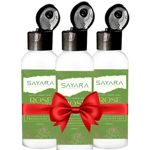 SAYARA ROSE WATER BUY 2 GET 1 FREE. Why alcohol tonners?? Why not Rose water!!! (Pack of 3)
