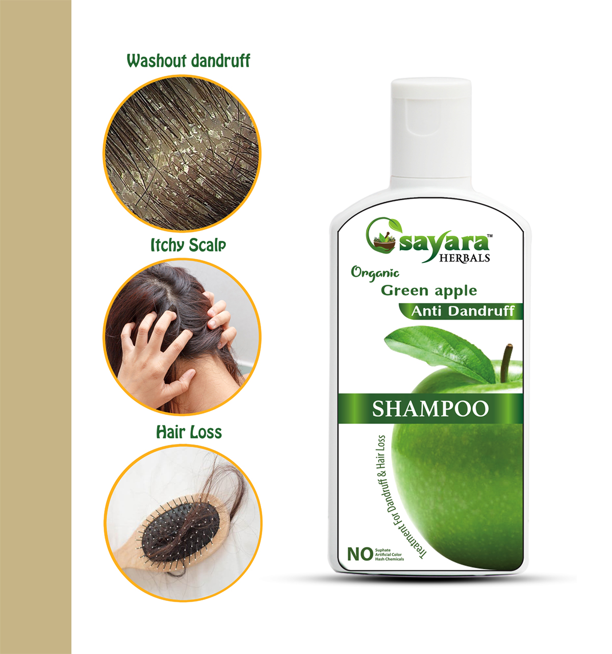 Organic Anti-Dandruff Shampoo (100ML)