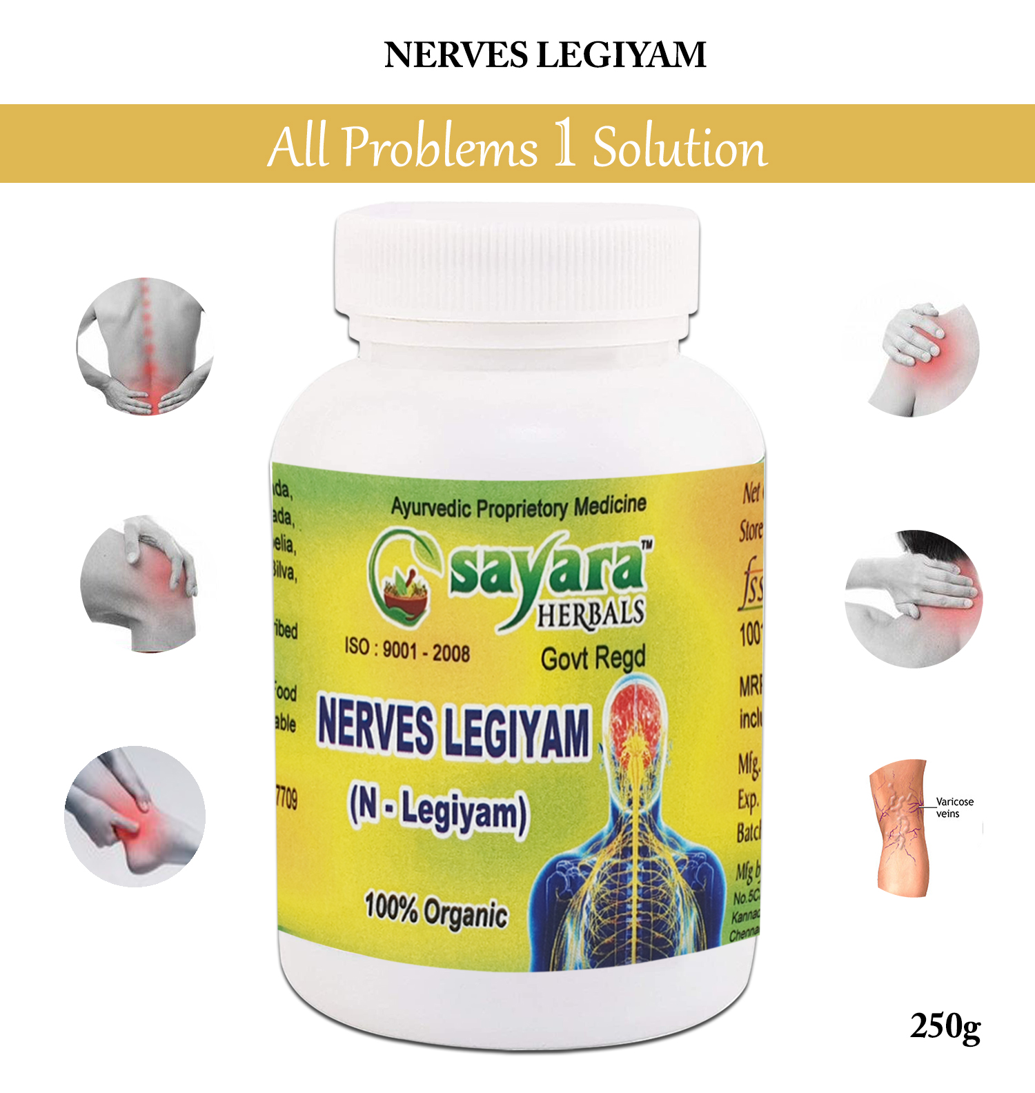 NERVES LEGIYAM (Chyawanprash) 250g - Image 2