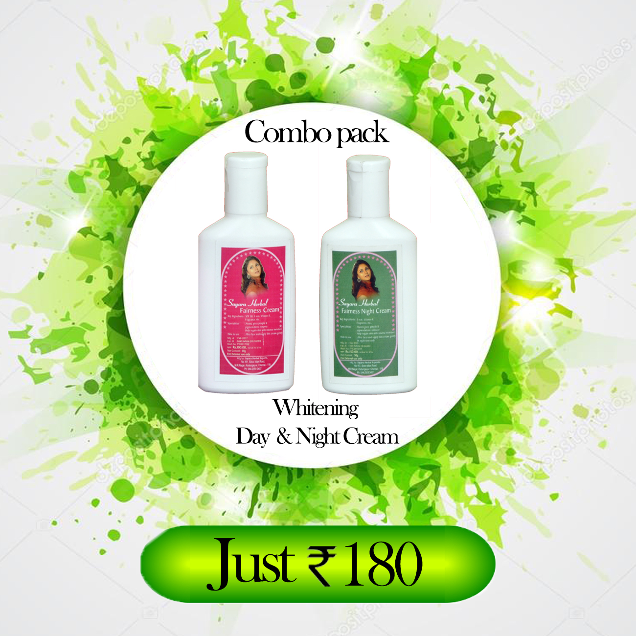 Whitening Day cream & Night Cream