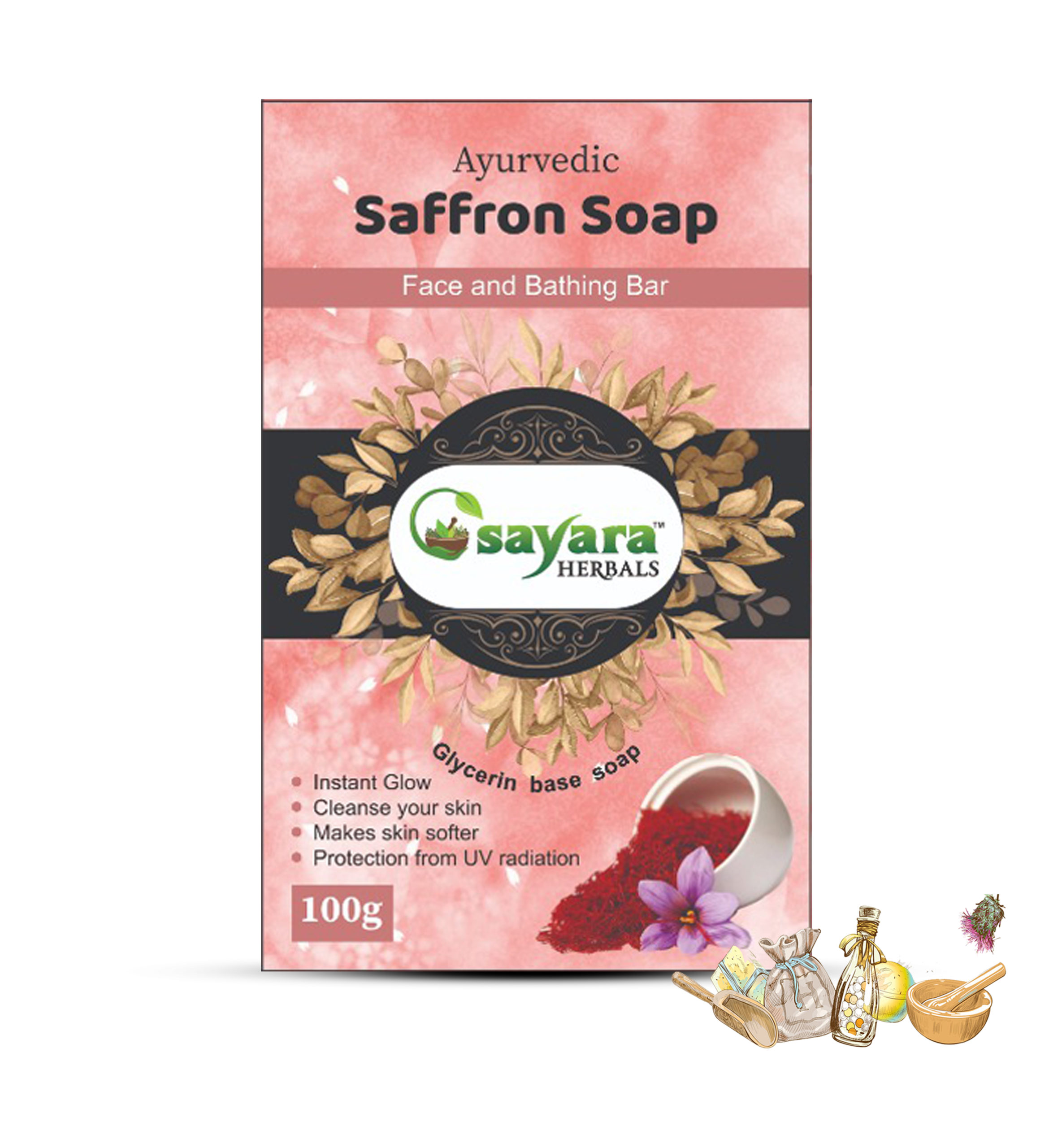 SAFFRON FACE & BODY SOAP